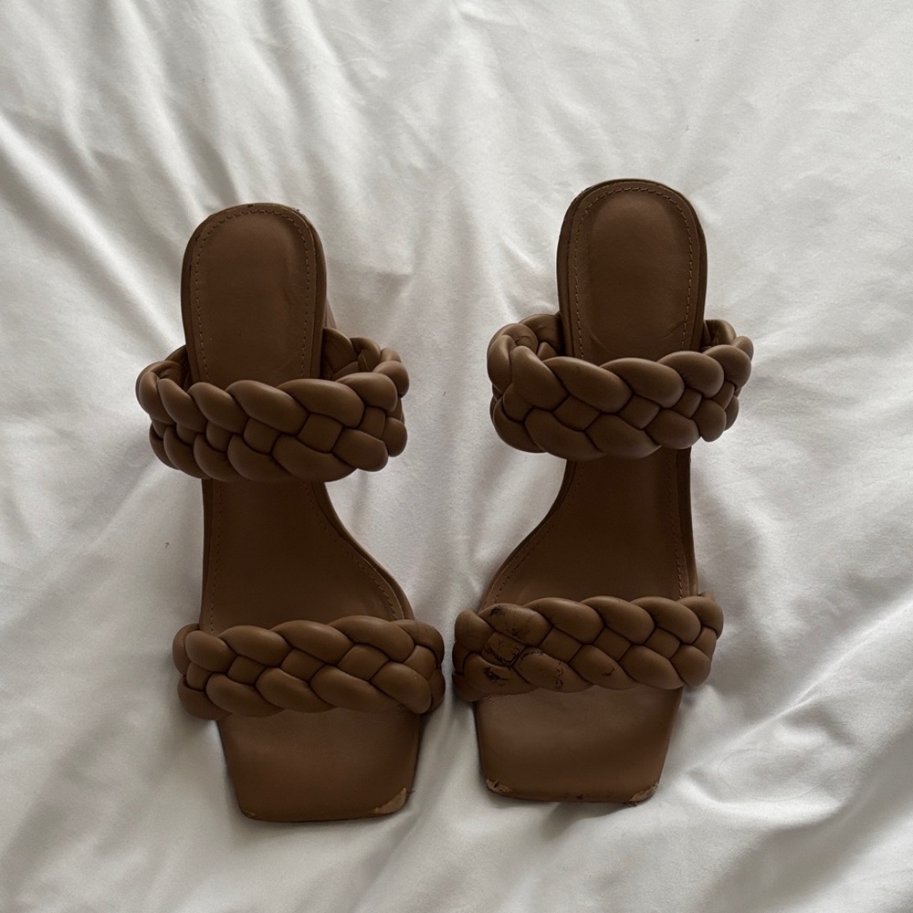 Braided Tan Women's Sandals